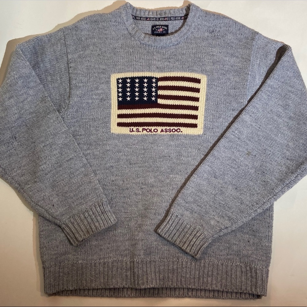 COPY - Vintage U.S. Polo Assoc. American Flag Sweater